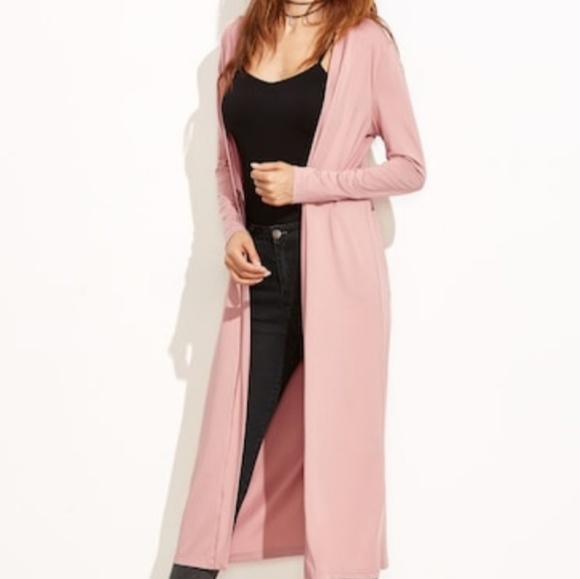 LIGHT MAUVE CARDIGAN / DUSTER - Picture 3 of 3